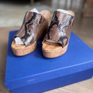 STUART WEITZMAN WEDGE HEELS, 36 / US 6M - NEW IN BOX